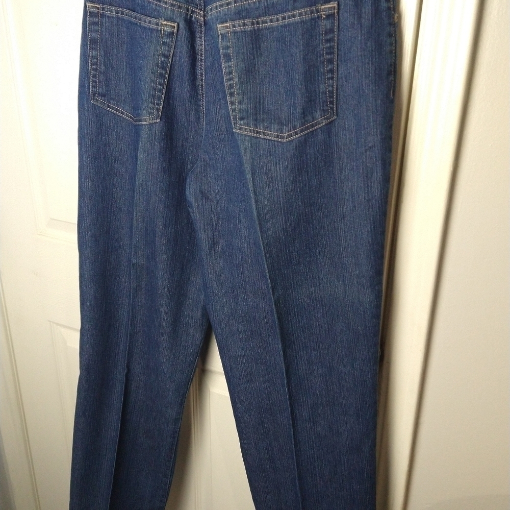 Gloria Vanderbilt  woman 12S denim blue 5 pocket Amanda Jeans casual straight - Picture 11 of 11